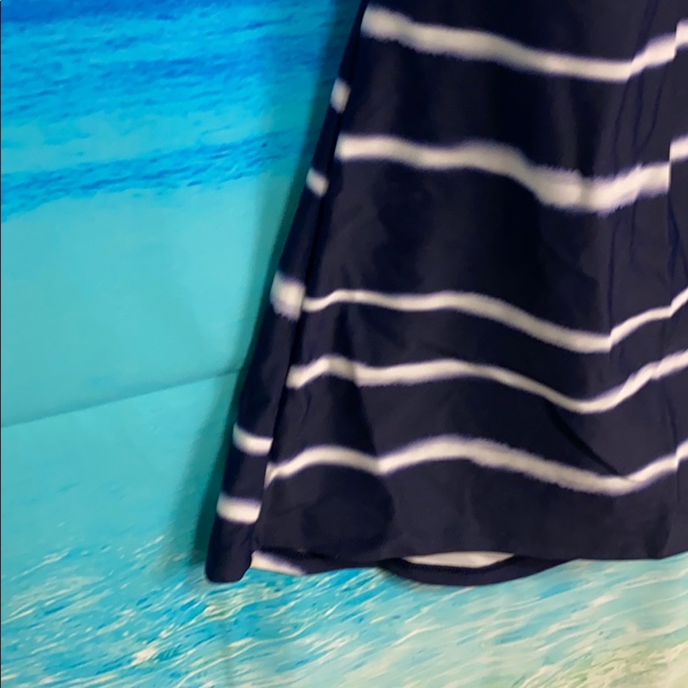 Kona Sol Navy Swim Top Large #BB009 - Picture 2 of 7